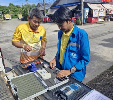 ไฟล์แนบ กปภ.สาขาภูเก็ต นำทีมลงพื้นที่ บริเวณหมู่บ้านแหลมหิน  ม.7 ถ.เทพกระษัตรี ต.เกาะแก้ว อ.เมือง จ.ภูเก็ต เพื่อดำเนินการตรวจสอบคุณภาพน้ำ