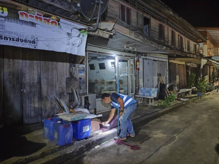 ไฟล์แนบ การประปาส่วนภูมิภาคสาขาหลังสวน ออกสำรวจหาท่อแตก-ท่อรั่ว และดำเนินการปรับPRV เพื่อลดน้ำสูญเสียของหน่วยบริการสวี ในพื้นที่ ตำบลสวี อำเภอสวี จังหวัดชุมพร