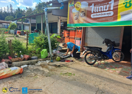 ไฟล์แนบ การประปาส่วนภูมิภาค (กปภ.) สาขาบ้านนาสาร ลงพื้นที่หาท่อแตก ท่อรั่ว DMA MM -04 ถังสูงอิปัน อ.พระแสง จ.สุราษฎร์ธานี 