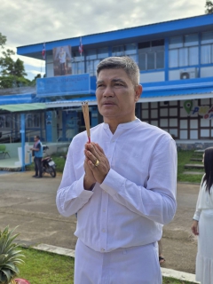 ไฟล์แนบ กปภ.สาขาภูเก็ต ร่วมจัดกิจกรรม พิธีสักการะพระภูมิเจ้าที่ ศาลพระแม่ธรณีวิสุทธิสรรพสักขีบารมีธำรงชล ที่ประดิษฐานบริเวณด้านหน้าอาคารสำนักงาน และพิธีสักการะศาลเจ้าแม่นวลน้องตะเคียนทอง