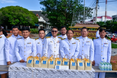 ไฟล์แนบ กปภ.สาขากาญจนบุรี ร่วมพิธีสวดพระพุทธมนต์และทำบุญตักบาตรถวายพระราชกุศล เนื่องใน วันนวมินทรมหาราช 