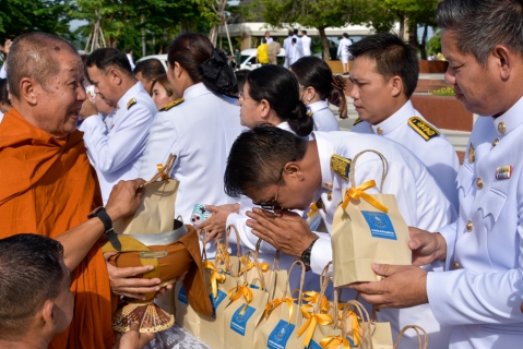 ไฟล์แนบ กปภ.สาขากาญจนบุรี ร่วมพิธีสวดพระพุทธมนต์และทำบุญตักบาตรถวายพระราชกุศล เนื่องใน วันนวมินทรมหาราช 