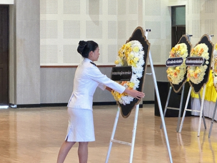 ไฟล์แนบ กปภ.สาขาพังงา เข้าร่วมพิธีทำบุญตักบาตรถวายพระราชกุศล และพิธีวางพวงมาลาถวายราชสักการะ เนื่องในวันนวมินทรมหาราช 