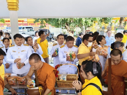 ไฟล์แนบ กปภ.สาขาฉะเชิงเทรา เข้าร่วมพิธีทำบุญถวายพระราชกุศล และร่วมพิธีวางพวงมาลาเพื่อน้อมรำลึกในพระมหากรุณาธิคุณ เนื่องในวันคล้ายวันสวรรคต พระบาทสมเด็จพระบรมชนกาธิเบศรมหาภูมิพลอดุลยเดชมหาราช บรมนาถบพิตร วันนวมินทรมหาราช 13 ตุลาคม 2567"