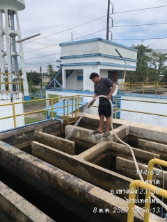 ไฟล์แนบ การประปาส่วนภูมิภาคสาขาตราด ดำเนินการล้างถังตกตะกอน ขนาด 50 และ 100 ลบ.ม. ณ  โรงกรองน้ำเขาสมิง