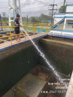 ไฟล์แนบ การประปาส่วนภูมิภาคสาขาตราด ดำเนินการล้างถังตกตะกอน ขนาด 50 และ 100 ลบ.ม. ณ  โรงกรองน้ำเขาสมิง