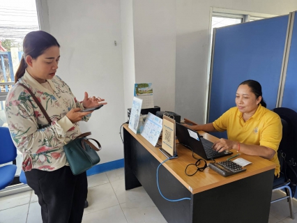 ไฟล์แนบ กปภ.สาขาภูเก็ต ลงพื้นที่รับชำระค่าน้ำประปานอกสถานที่ ครั้งที่ 1 ประจำเดือน ตุลาคม 2567 ณ สถานีผลิตน้ำบ้านบางโจ