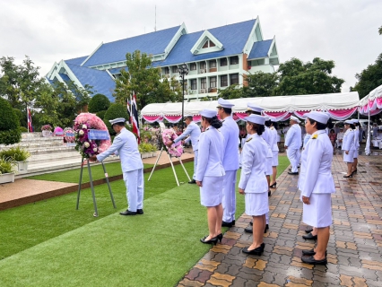 ไฟล์แนบ กปภ.เขต ๓ ร่วมประกอบพิธีวางพวงมาลาและถวายเครื่องราชสักการะพระบรมราชานุสาวรีย์ พระบาทสมเด็จพระจุลจอมเกล้าเจ้าอยู่หัว รัชกาลที่ ๕ เนื่องในวันปิยมหาราช ๒๓ ตุลาคม 