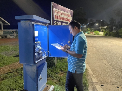 ไฟล์แนบ กปภ.สาขาสุราษฎร์ธานี (ชั้นพิเศษ) ลงพื้นที่ทำ Step Test เพื่อหาท่อแตกรั่ว แก้ไขปัญหาน้ำไหลอ่อน-ไม่ไหล บริเวณในพื้นที่ ต.บางไทร ต.บางใบไม้ ต.บางชนะ และ ต.คลองฉนาก อ.เมือง จ.สุราษฎร์ธานี