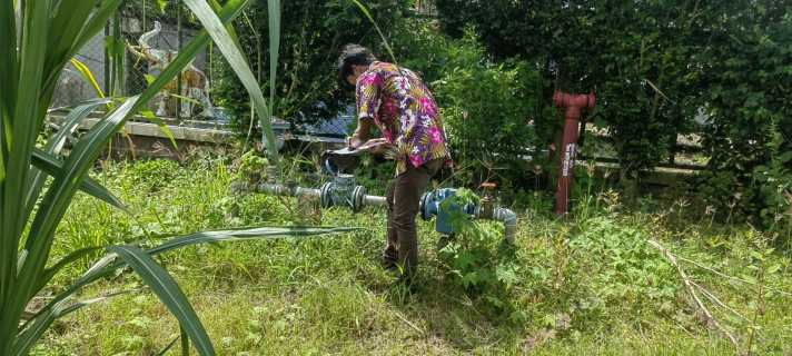 ไฟล์แนบ กปภ.สาขาบ้านตาขุน ลงพื้นที่สุ่มมาตรวัดน้ำของลูกค้า ตรวจสอบมาตรและรายงานมาตร 0 หน่วย