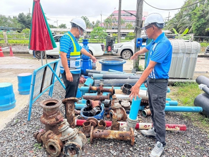 ไฟล์แนบ กปภ.สาขาสงขลา ร่วมกับ กปภ.สาขาหาดใหญ่(พ) เข้าตรวจสอบอุปกรณ์ป้องกันและซักซ้อมความปลอดภัยในการทำงาน  ตามเจตนารมณ์ของ พ.ร.บ.ความปลอดภัย อาชีวอนามัยและสภาพแวดล้อมในการทำงาน พ.ศ.2554 อุบัติเหตุจากการทำงานต้องเป็นศูนย์