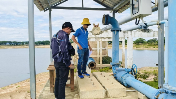 ไฟล์แนบ กปภ. สาขาเลาขวัญ  กองระบบผลิตและควบคุมคุณภาพน้ำลงพื้นที่สำรวจ สถานีผลิตน้ำบ่อพลอย เพื่อเตรียมการรับมือสถานการณ์ปัญหาภัยแล้งปี 2568  