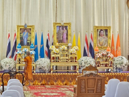 ไฟล์แนบ กปภ.สาขาปทุมธานี(พ.) ร่วมพิธีเจริญพุทธมนต์เฉลิมพระเกียรติถวายพระพรชัยมงคลแด่พระบาทสมเด็จพระเจ้าอยู่หัว เนื่องในโอกาสวันเฉลิมพระชนมพรรษา 6 รอบ 28 กรกฎาคม 2567 ประจำเดือนพฤศจิกายน