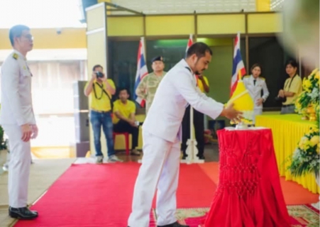 ไฟล์แนบ การประปาส่วนภูมิภาคสาขาเวียงสระ เข้าร่วมพิธีวางพานพุ่มดอกไม้ถวายสักการะ เนื่องในวันคล้ายวันพระบรมราชสมภพพระบาทสมเด็จพระบรมชนกาธิเบศ มหาภูมิพลอดุลยเดชมหาราช บรมนาถบพิตร วันชาติและวันพ่อแห่งชาติ ๕ ธันวาคม ๒๕๖๗