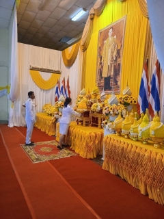 ไฟล์แนบ กปภ.สาขาพนมสารคามเข้าร่วมกิจกรรม เนื่องในวันคล้ายวันพระบรมราชสมภพพระบาทสมเด็จพระบรมชนกาธิเบศร มหาภูมิพลอดุลยเดชมหาราช บรมนาถบพิตร วันชาติ และวันพ่อแห่งชาติ วันที่ 5 ธันวาคม 2567