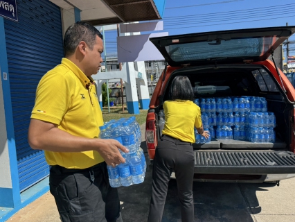 ไฟล์แนบ กปภ.สาขาสระแก้ว สนับสนุนน้ำดื่มบรรจุขวดตราสัญลักษณ์ กปภ.ให้แก่ สำนักงานป้องกันและบรรเทาสาธารณภัยจังหวัดสระแก้ว