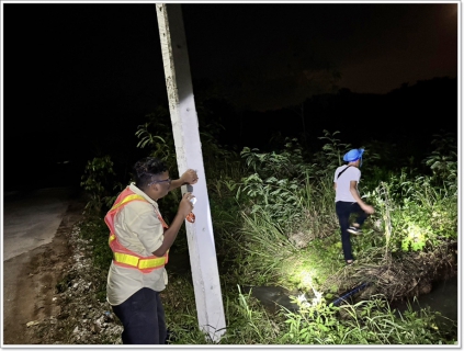 ไฟล์แนบ กปภ.สาขาขนอมลงพื้นที่ปฏิบัติงานลดน้ำสูญเสีย โดยวิธีการเดินหาท่อแตกรั่ว ตั้งแต่สะพานบางคู - อบต.ควนทอง ม.3 ต.ควนทอง อ.ขนอม จ.นครศรีธรรมราช