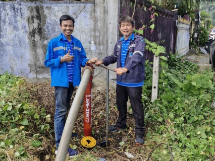 ไฟล์แนบ กปภ.สาขาภูเก็ต นำทีมลงพื้นที่ บริเวณ ซอยโฮปแลนด์ ต.กะทู้ อ.กะทู้ จ.ภูเก็ต ดำเนินการระบายตะกอนในเส้นท่อจ่ายน้ำ (Blow off)