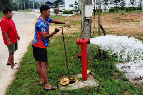 ไฟล์แนบ กปภ.สาขาระนอง รักษาคุณภาพน้ำประปาใสสะอาด ดำเนินการตามแผนระบายตะกอนในเส้นท่อ ประจำเดือน ธันวาคม 2567