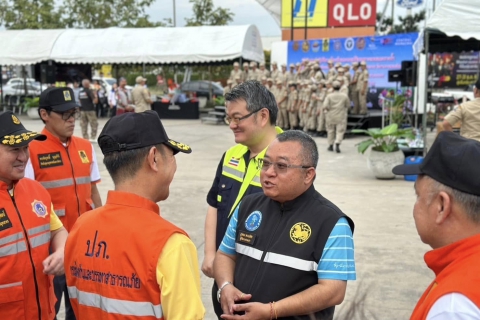 ไฟล์แนบ กปภ.สาขาสมุทรสาคร (พ) เข้าร่วมพิธีเปิดศูนย์ปฏิบัติการป้องกันและลดอุบัติเหตุทางถนนและทางน้ำ ช่วงเทศกาลปีใหม่ พ.ศ. 2568 