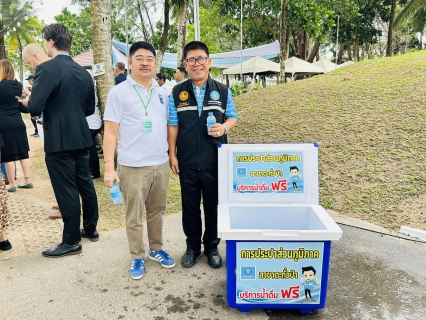 ไฟล์แนบ กปภ.สาขาตะกั่วป่า สนับสนุนน้ำดื่มบรรจุขวดตราสัญลักษณ์ กปภ. ให้กับศาลากลางจังหวัดพังงา ภายใต้โครงการกปภ.ปันน้ำใจ (PWA Care)