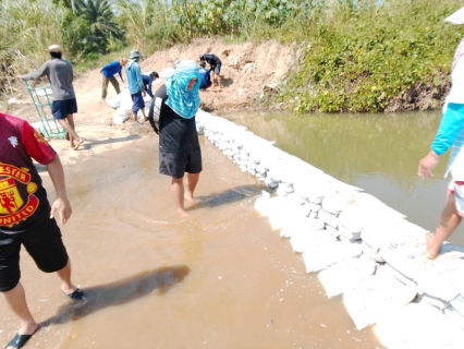 ไฟล์แนบ กปภ.สาขาบางสะพาน ร่วมกันกั้นฝายชะลอน้ำ บริเวณคลองร่อนทอง สถานีผลิตจ่ายน้ำร่อนทอง