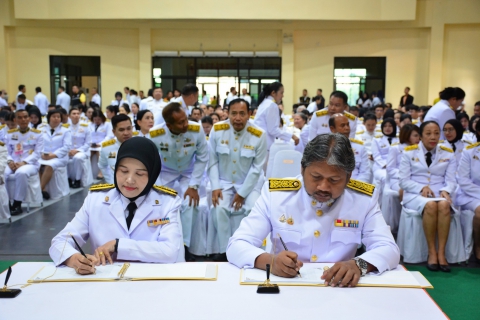 ไฟล์แนบ กปภ.สาขานราธิวาส ร่วมพิธีเจริญพระพุทธมนต์และถวายพระพรชัยมงคล สมเด็จพระเจ้าลูกเธอ เจ้าฟ้าสิริวัณณวรี นารีรัตนราชกัญญา เนื่องในโอกาสวันคล้ายวันประสูติ วันที่ 8 มกราคม 2568