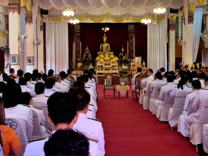 ไฟล์แนบ กปภ.สาขาสุราษฎร์ธานี(พ) ร่วมพิธีเจริญพระพุทธมนต์เพื่อถวายพระกุศลและเฉลิมพระเกียรติ สมเด็จพระเจ้าลูกเธอ เจ้าฟ้าสิริวัณณวรี นารีรัตนราชกัญญา เนื่องในโอกาสวันคล้ายวันประสูติ 8 มกราคม 2568