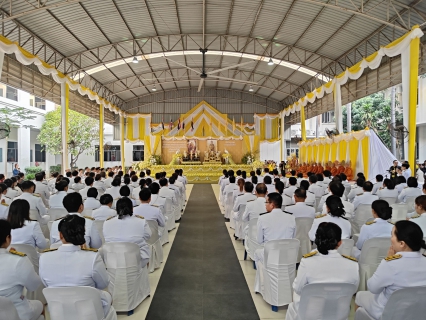 ไฟล์แนบ กปภ.สาขาสมุทรสาคร (พ) เข้าร่วมพิธีเจริญพระพุทธมนต์และพิธีทำบุญตักบาตรถวายพระราชกุศล และพิธีทางศาสนามหามงคลถวายพระราชกุศล