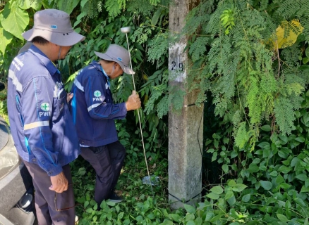 ไฟล์แนบ กปภ.สาขาภูเก็ต ลงพื้นที่สำรวจหาท่อแตกท่อรั่วเชิงรุก (ALC) บริเวณ ซอยน้ำตกกะทู้ ต.กะทู้ อ.กะทู้ จ.ภูเก็ต