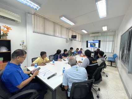 ไฟล์แนบ กปภ.สาขาขลุง ร่วมกับสำนักงาน กปร. และหน่วยงานที่เกี่ยวข้อง ประชุมติดตามความก้าวหน้าการดำเนินงานโครงการจัดหาน้ำเพิ่มเติมให้กับโรงเรียนตำรวจตระเวนชายแดนบ้านน้ำแดง และราษฎรใกล้เคียง ตำบลบางชัน อำเภอขลุง จังหวัดจันทบุรี