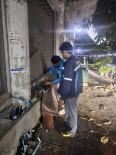 ไฟล์แนบ กปภ.สาขาสมุทรสาคร (พ) ดำเนินการตรวจสอบ และแก้ไขปัญหาน้ำไหลอ่อนในพื้นที่ตำบลพันท้ายนรสิงห์