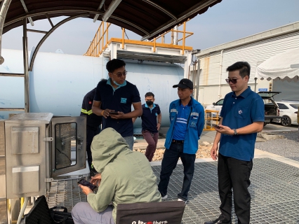 ไฟล์แนบ กปภ.สาขาอ้อมน้อย ร่วมตรวจสอบและทดสอบความเที่ยงตรงของมาตรวัดน้ำหลัก ครั้งที่ 1 ประจำปี 2568