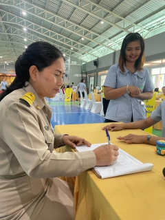 ไฟล์แนบ การประปาส่วนภูมิภาคสาขากาญจนดิษฐ์ โดยนายสุรพงศ์ สมหวัง ผู้จัดการ กปภ.สาขากาญจนดิษฐ์ มอบหมายให้หัวหน้างานจัดเก็บรายได้และพนักงานในสังกัด เข้าร่วมเป็นเกียรติพิธีเปิดโครงการคัดกรองมะเร็งเต้านมโดยเครื่องเอกซเรย์เต้านมเคลื่อนที่ (Mammogram)