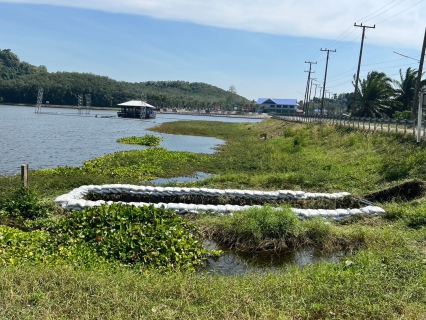 ไฟล์แนบ การประปาส่วนภูมิภาคสาขาบางสะพาน ร่วมกันกั้นกระสอบทราย บริเวณสปริงเวย์ทางไหลระบาย             ของน้ำดิบในอ่างเก็บน้ำช้างแรก