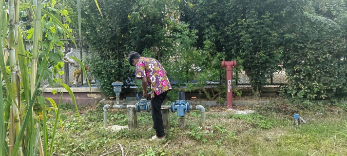 ไฟล์แนบ กปภ.สาขาบ้านตาขุน ลงพื้นที่สุ่มมาตรวัดน้ำของลูกค้า ตรวจสอบมาตรและรายงานมาตร 0 หน่วย