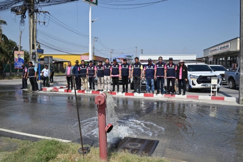 ไฟล์แนบ กปภ.สาขาพนัสนิคม ร่วมกับเทศบาลตำบลดอนหัวฬ่อ ตรวจสอบความพร้อมการใช้งานหัวดับเพลิง