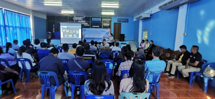 ไฟล์แนบ กปภ.สาขาสุราษฎร์ธานี (ชั้นพิเศษ) ร่วมประชุมรับฟังความคิดเห็น โครงการจัดการพลังงานไฟฟ้าจากระบบผลิตไฟฟ้าพลังงานแสงอาทิตย์ที่ติดตั้งบนหลังคา (Solar Rooftop) การประปาส่วนภูมิภาค โรงกรองน้ำบ้านนาทราย