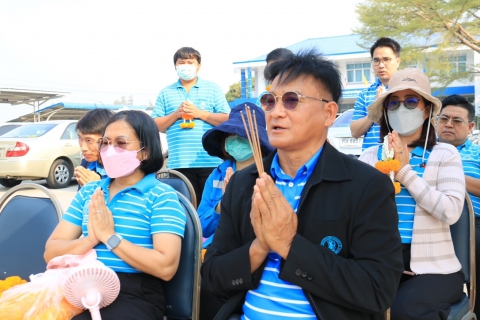 ไฟล์แนบ กปภ.สาขาปทุมธานี(พ) ประกอบพิธีบวงสรวงตั้งศาลพระภูมิ หลังใหม่ ณ บริเวณหน้าสำนักงาน