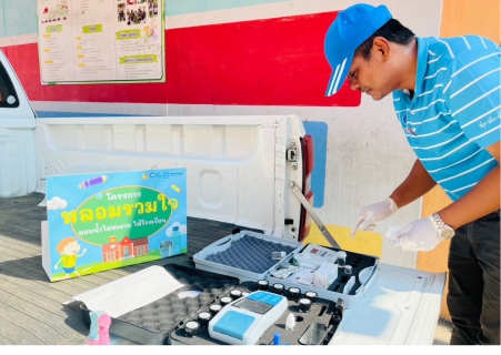 ไฟล์แนบ กปภ.สาขาเวียงสระ ดำเนินโครงการ หลอมรวมใจ มอบน้ำใสสะอาดให้โรงเรียน" ระยะที่ 2  ปีงบประมาณ 2568 