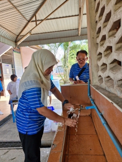 ไฟล์แนบ กปภ.สาขาพังลา ดำเนินโครงการ "หลอมรวมใจ มอบน้ำใสสะอาดให้โรงเรียน" ระยะที่ 2