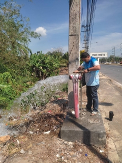 ไฟล์แนบ กปภ.สาขาคลองท่อมดำเนินการเปิดล้างระบายตะกอนในเส้นท่อจ่ายน้ำ (Blow off) ผ่านหัวดับเพลิง