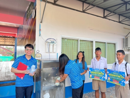 ไฟล์แนบ กปภ.สาขาตราดร่วมกับ งานควบคุมคุณภาพน้ำ 2 (LAB CLUSTER จันทบุรี) กปภ.ข.1ตรวจสอบคุณภาพน้ำในโรงเรียน สานต่อ โครงการ หลอมรวมใจ มอบน้ำใสสะอาดให้โรงเรียน" ระยะที่ 2 ปีงบประมาณ 2568 