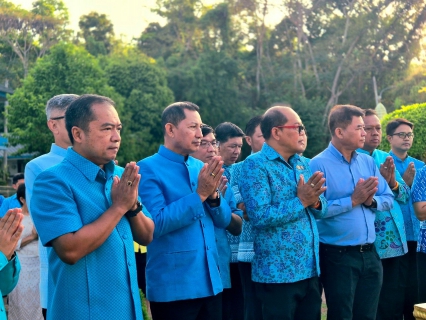 ไฟล์แนบ ผจก.กปภ. (พ) สาขาสุราษฎร์ฯ พร้อมพนักงาน ร่วมพิธีทำบุญตักบาตร เนื่องในโอกาสวันคล้ายวันสถาปนา กปภ. ครบรอบ 46 ปี