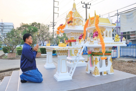 ไฟล์แนบ กปภ.สาขาปทุมธานี(พ) จัดพิธีทำบุญตักบาตร ถวายจตุปัจจัยไทยธรรม เนื่องในวันคล้ายวันสถาปนา กปภ. ครบรอบ 46 ปี