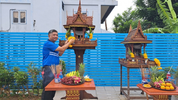 ไฟล์แนบ การประปาส่วนภูมิภาคสาขาฉะเชิงเทรา จัดพิธีไหว้สักการะพระแม่ธรณีวิสุทธิ สรรพสักขีบารมีธำรงชล เนื่องในโอกาสวันคล้ายวันสถาปนา กปภ. ครบรอบ 46 ปี