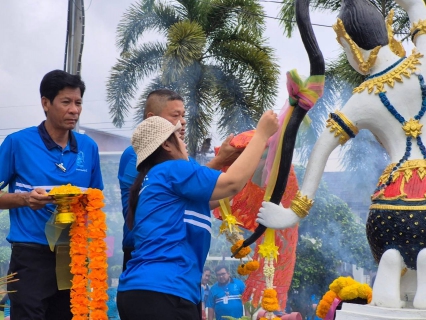 ไฟล์แนบ การประปาส่วนภูมิภาคสาขาเพชรบุรี จัดพิธีไหว้สักการะพระแม่ธรณี เนื่องในวันคล้ายวันสถาปนา ครบรอบ 46 ปี กปภ.  