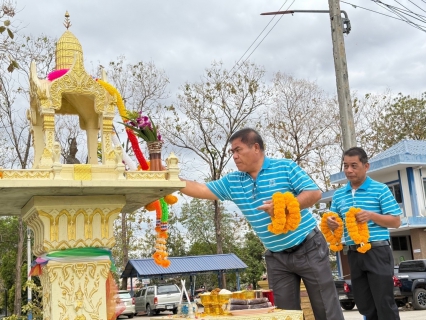 ไฟล์แนบ การประปาส่วนภูมิภาค สาขากระนวน จัดพิธีไหว้บวงสรวงสักการะพระแม่ธรณีฯ และศาลพระภูมิเจ้าที่ เนื่องในวันคล้ายวันสถาปนา กปภ. ครบรอบ 46 ปี (28 ก.พ.2568)