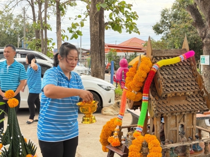 ไฟล์แนบ การประปาส่วนภูมิภาค สาขากระนวน จัดพิธีไหว้บวงสรวงสักการะพระแม่ธรณีฯ และศาลพระภูมิเจ้าที่ เนื่องในวันคล้ายวันสถาปนา กปภ. ครบรอบ 46 ปี (28 ก.พ.2568)