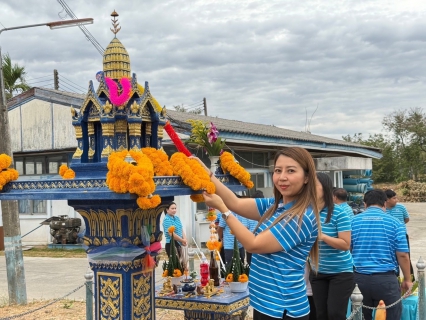 ไฟล์แนบ การประปาส่วนภูมิภาค สาขากระนวน จัดพิธีไหว้บวงสรวงสักการะพระแม่ธรณีฯ และศาลพระภูมิเจ้าที่ เนื่องในวันคล้ายวันสถาปนา กปภ. ครบรอบ 46 ปี (28 ก.พ.2568)